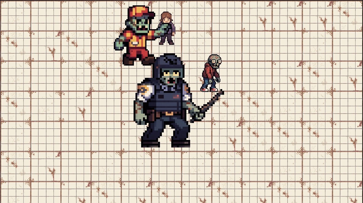 The .ima.json files loaded and the scene's enemies reflecting speed and size from the design