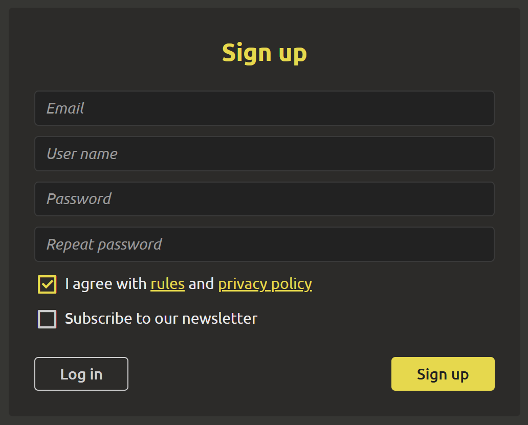 Registration